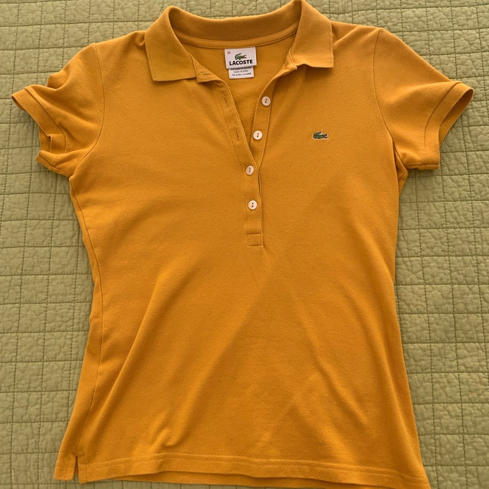 Lacoste five button polo 36